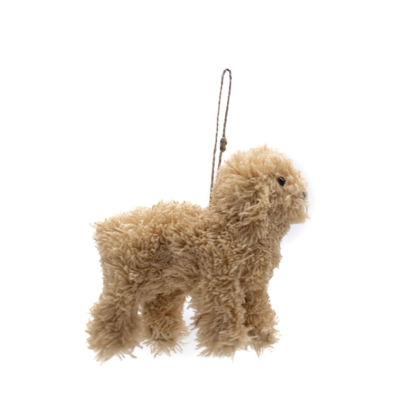 Assorted Furry Poodle Ornament