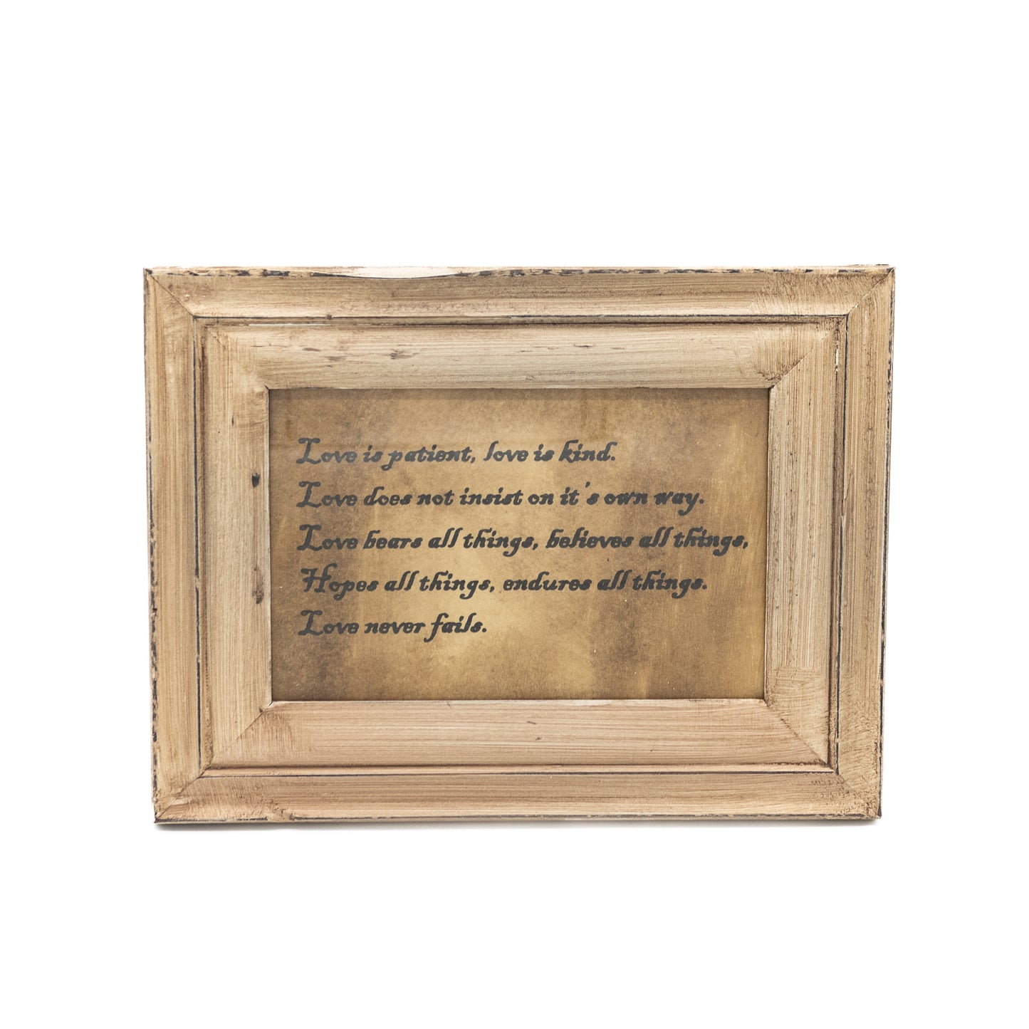 Love is Patient Framed Inspirational Print