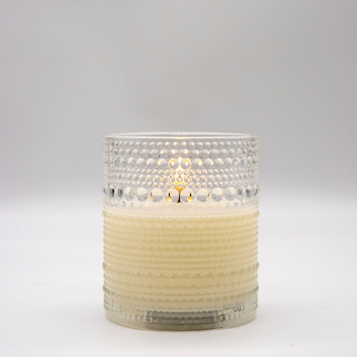 Radiance Embossed LED Candle