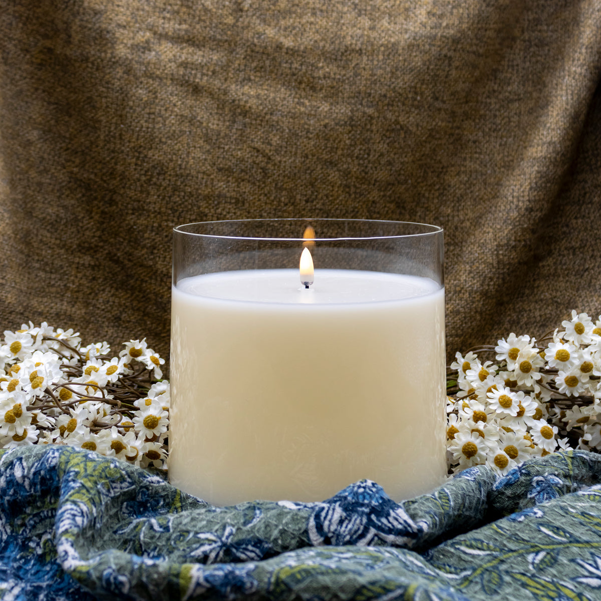 Simply Ivory Radiance LED Pillar Candles