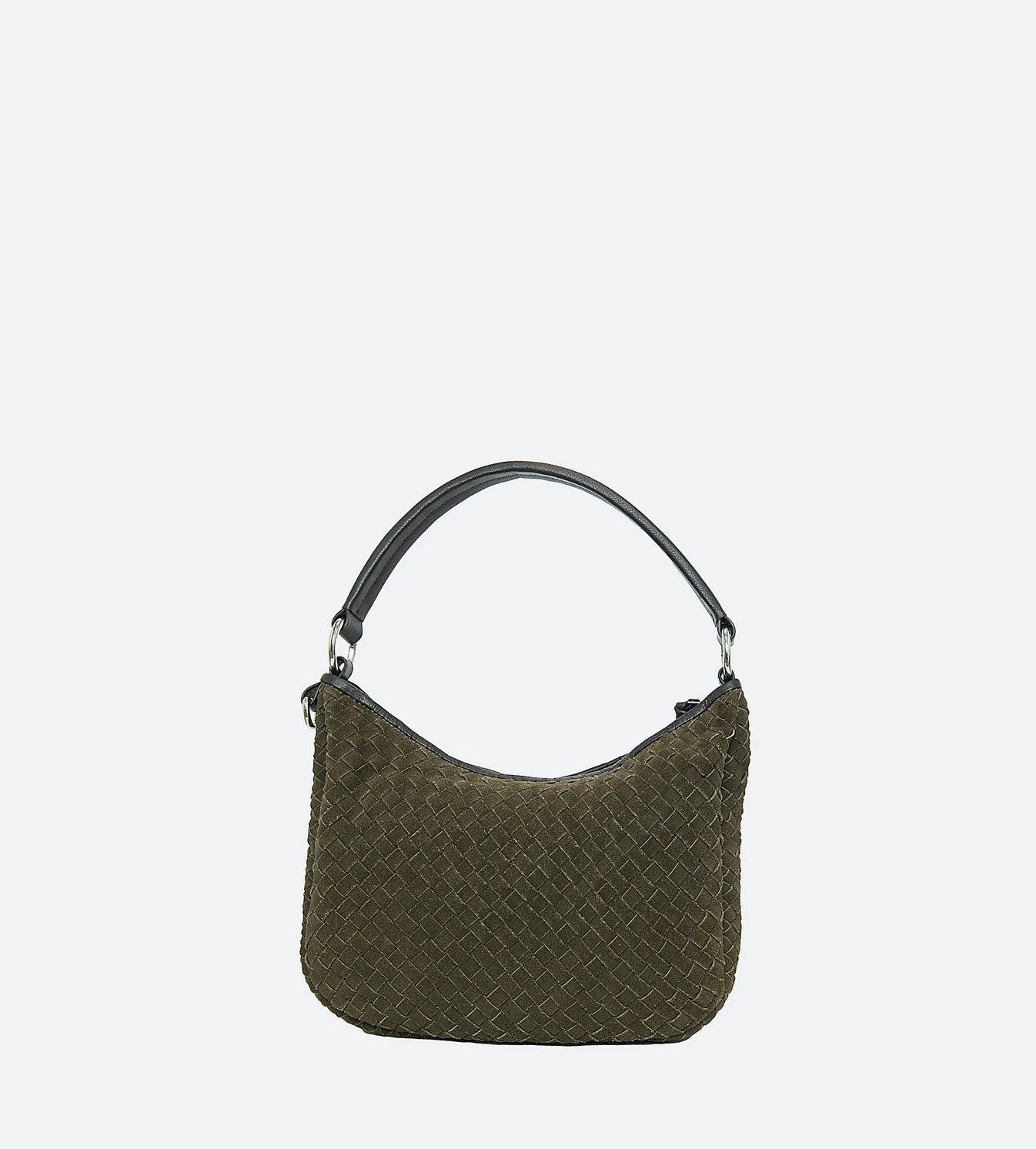 The Gloria - Suede Hand Woven Hobo Purse