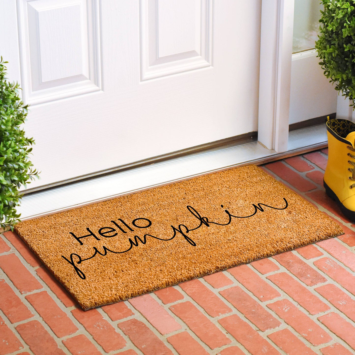 Hello Pumpkin Fall Doormat