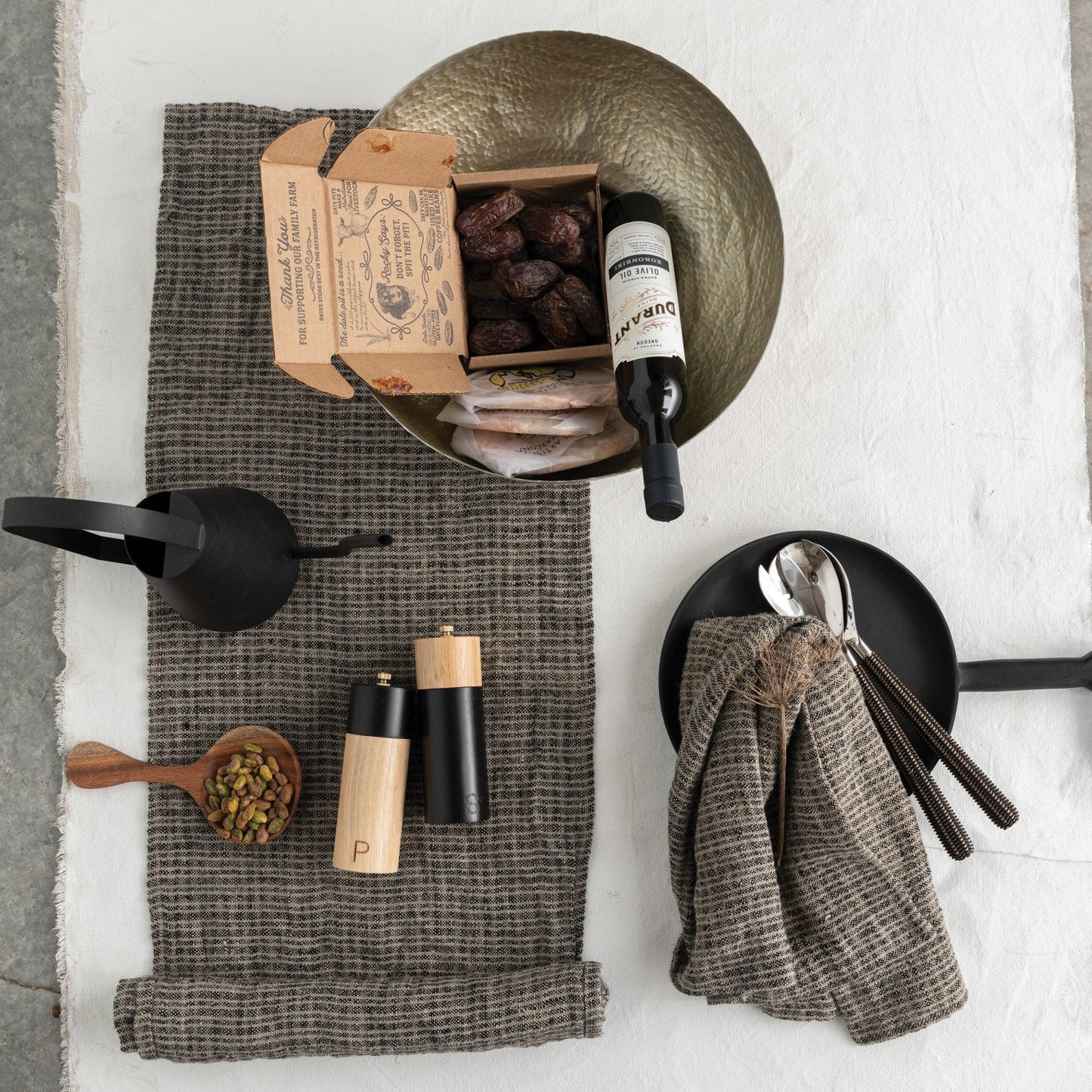 Two-Tone Salt and Pepper Mills | Set of Two