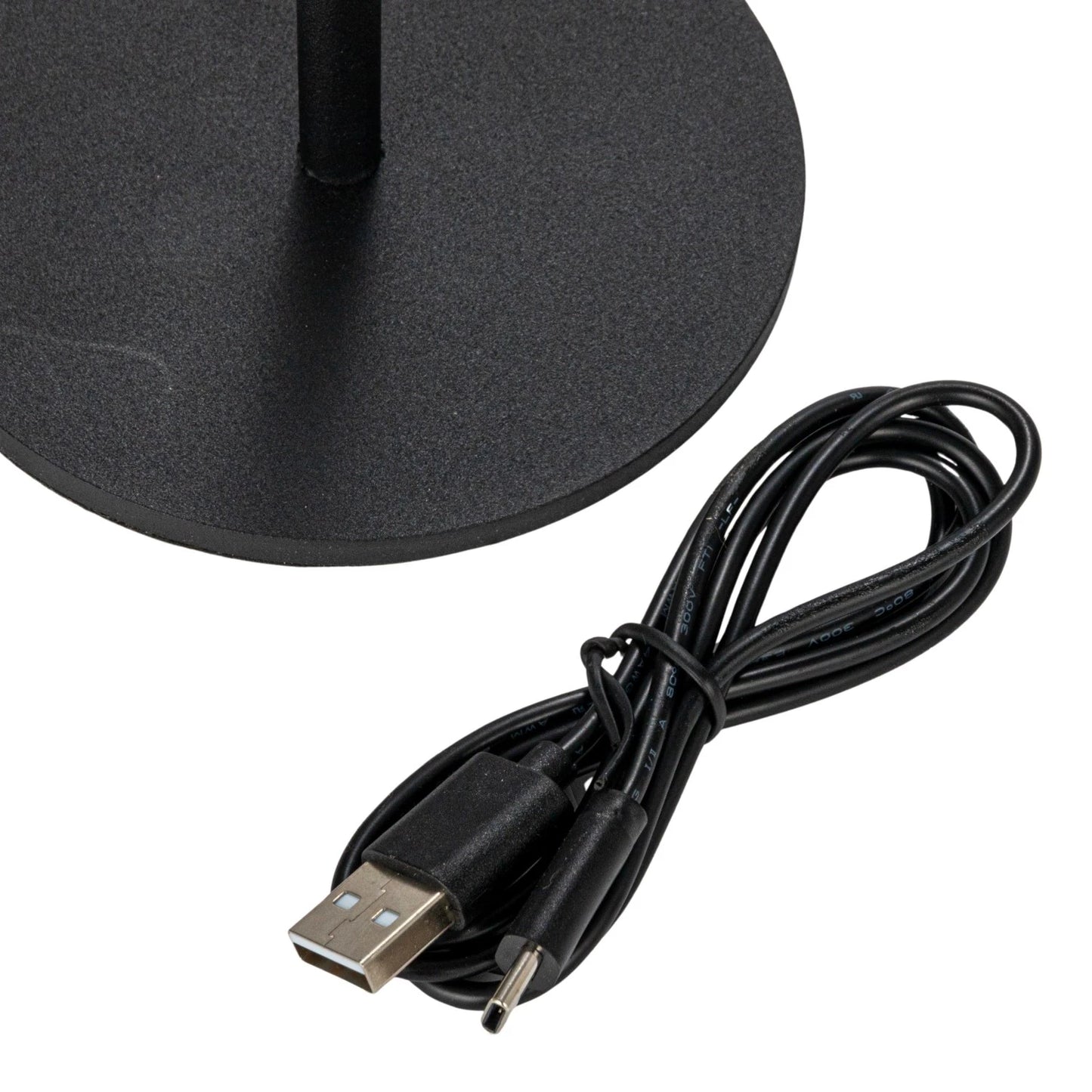 Metal LED Rechargeable Table Lamp w/ Touch Sensor