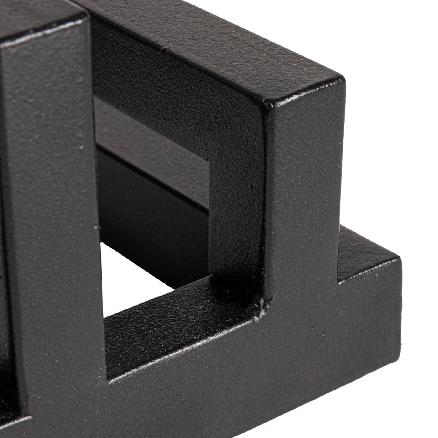 Black Metal Stand w/ 3 Sections