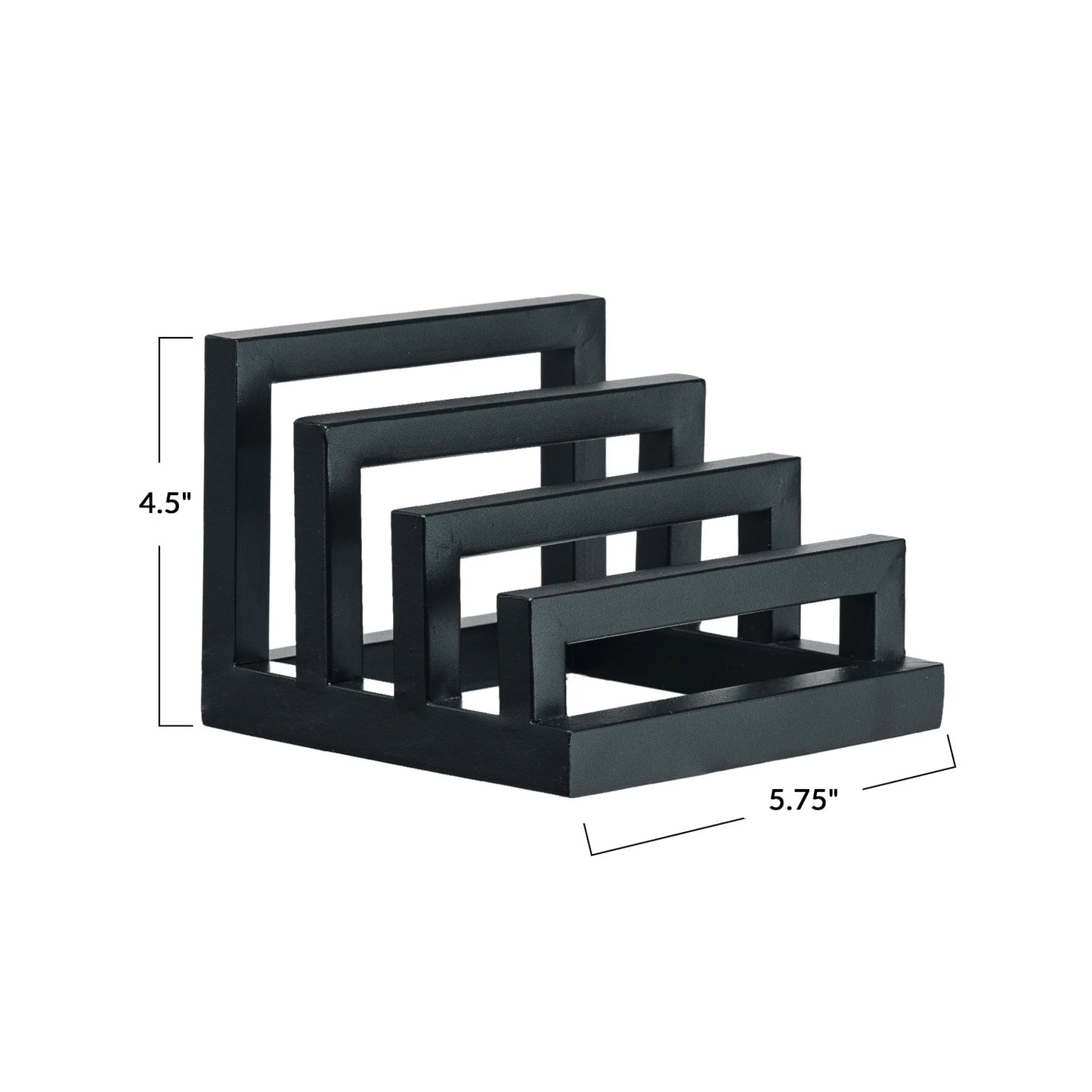 Black Metal Stand w/ 3 Sections