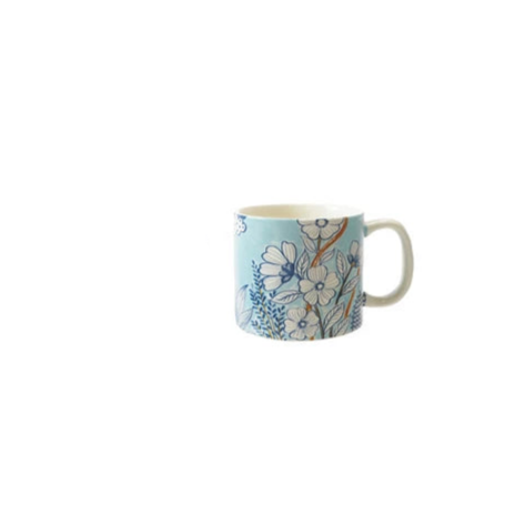 Stoneware Mug w/ Flowers