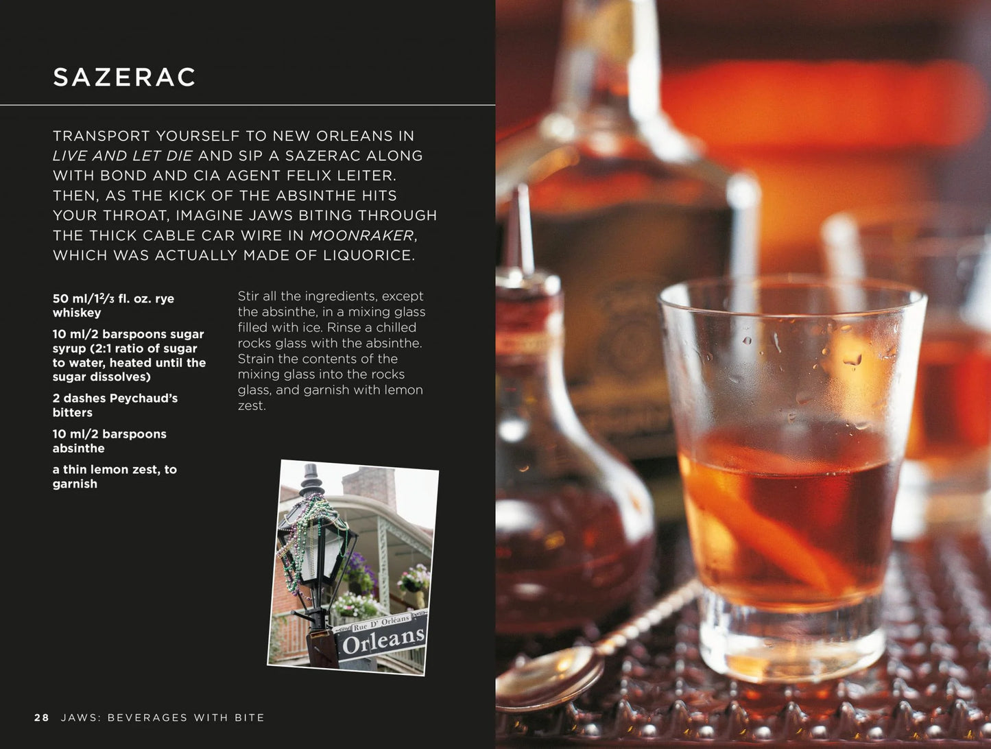 Bond Cocktails Book