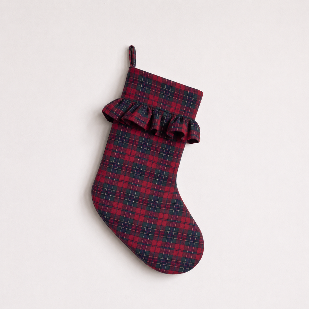 Ruffled Holiday Stocking