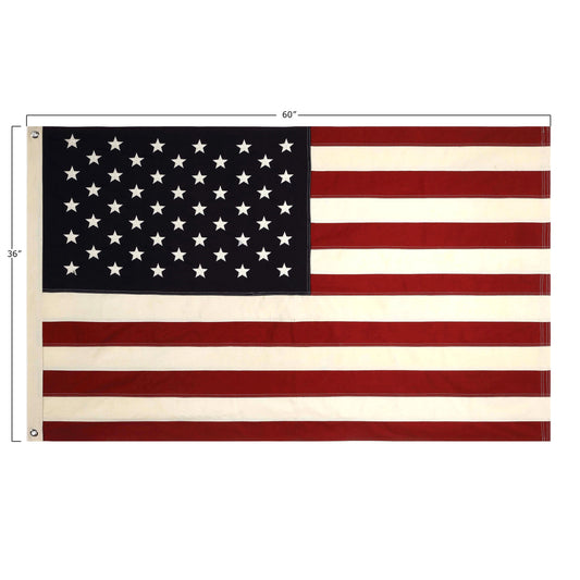 American Flag with Grommets