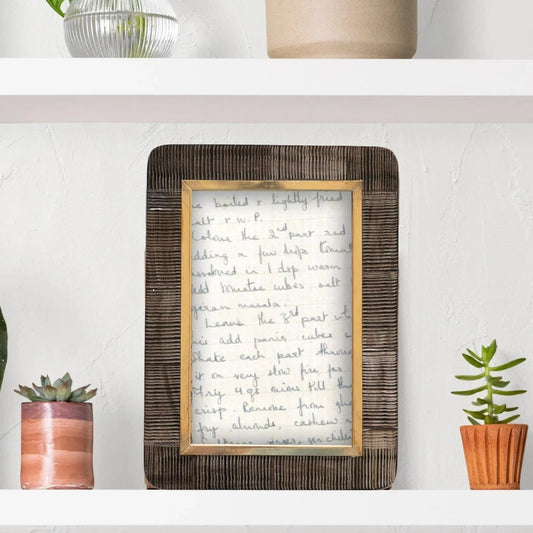 Natural Horn Photo Frame