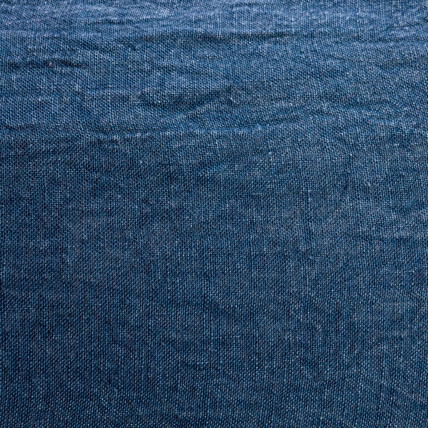 Stonewashed Linen Lumbar Pillow in Blue