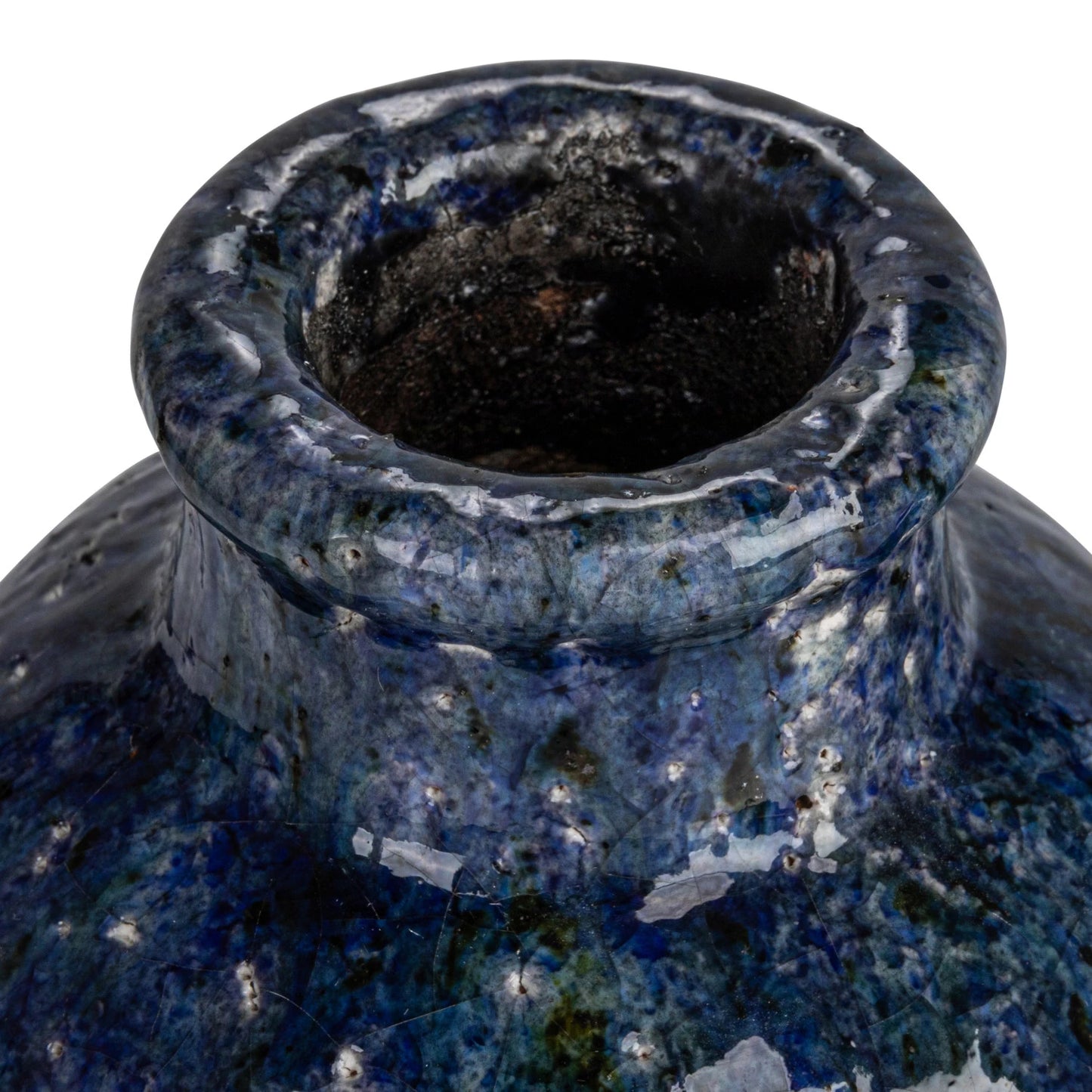 Small Terra-cotta Vases in Navy
