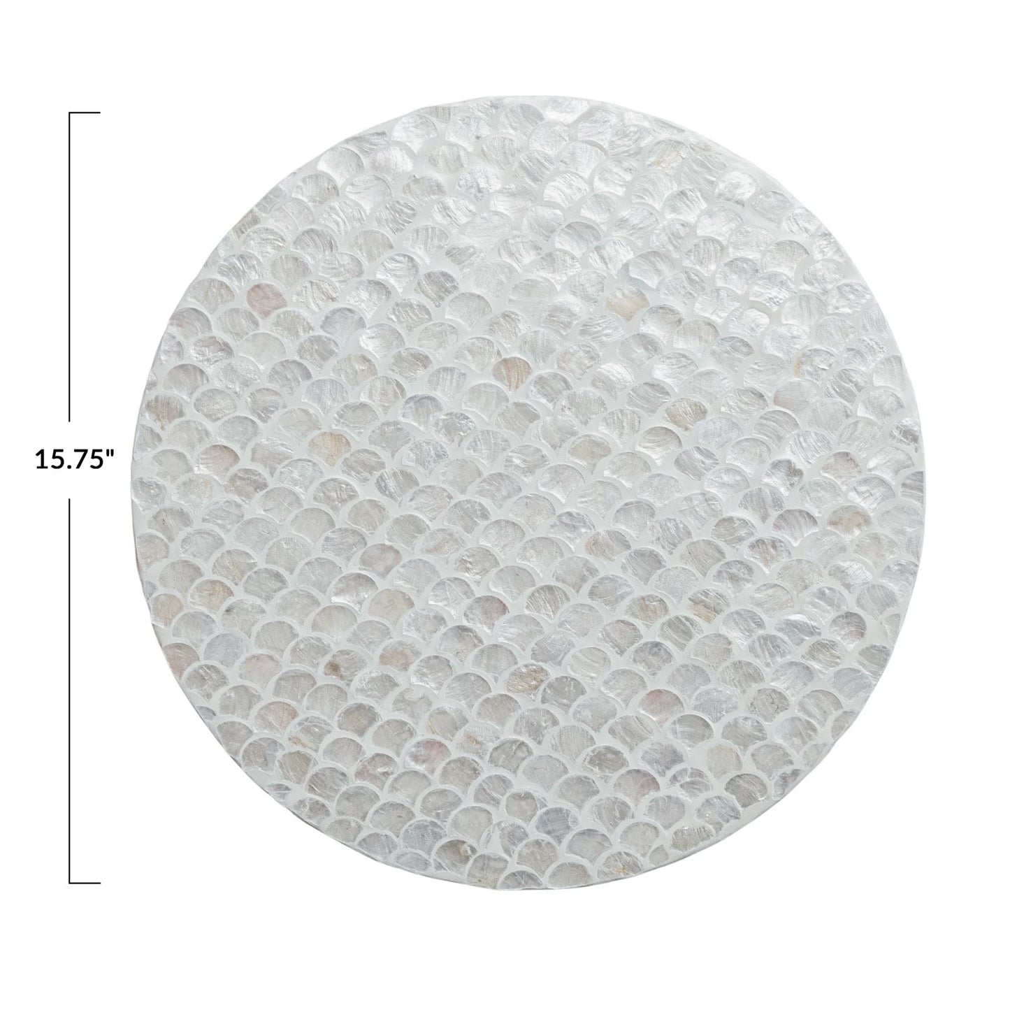 Natural Capiz Shell Lazy Susan