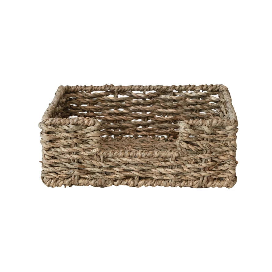 Hand-Woven Seagrass Napkin Holder