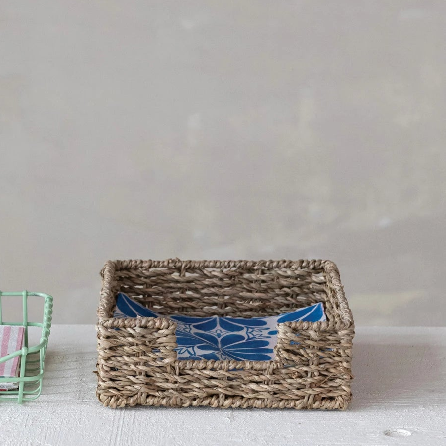 Hand-Woven Seagrass Napkin Holder