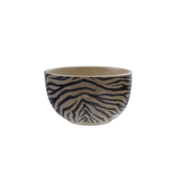 Animal Print Stoneware Bowls