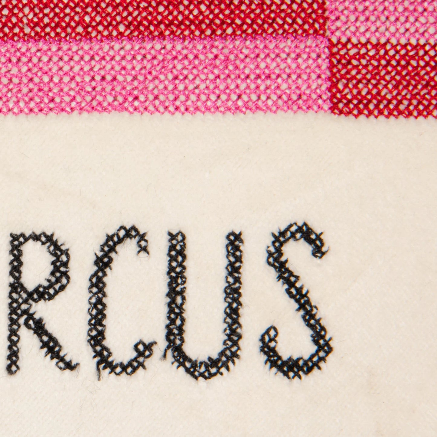"Not My Circus" Embroidered Lumbar Pillow