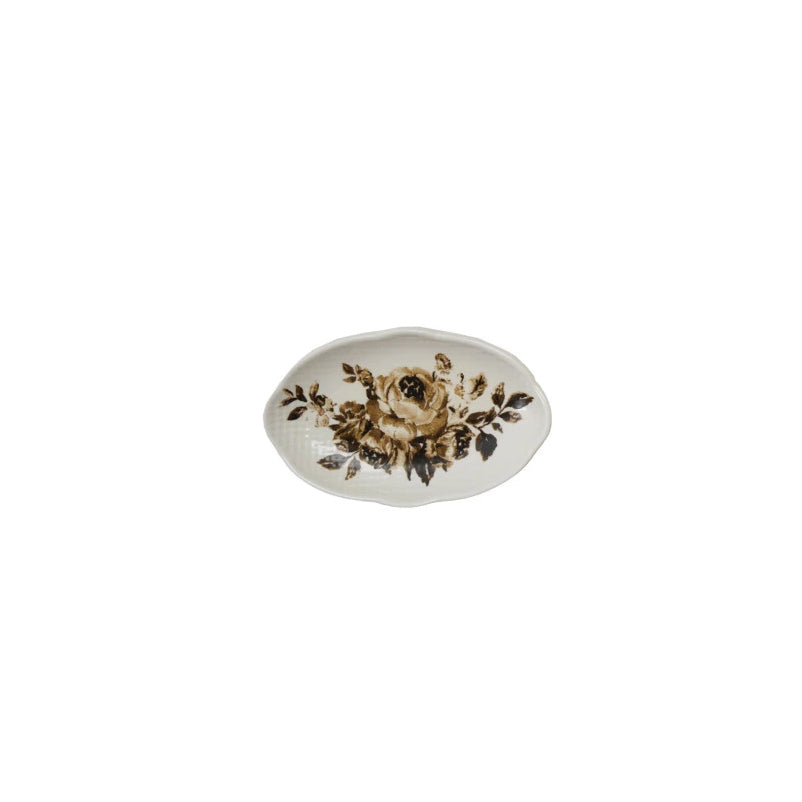 Floral Plate-Shaped Magnet