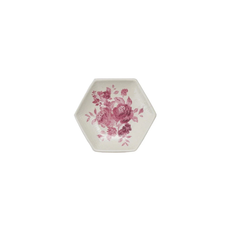 Floral Plate-Shaped Magnet