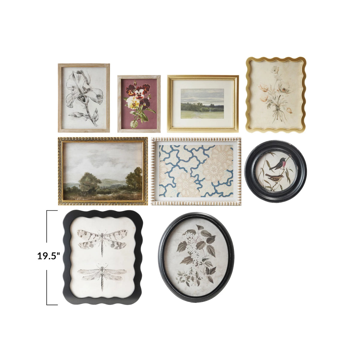 Framed Glass Wall Decor Prints
