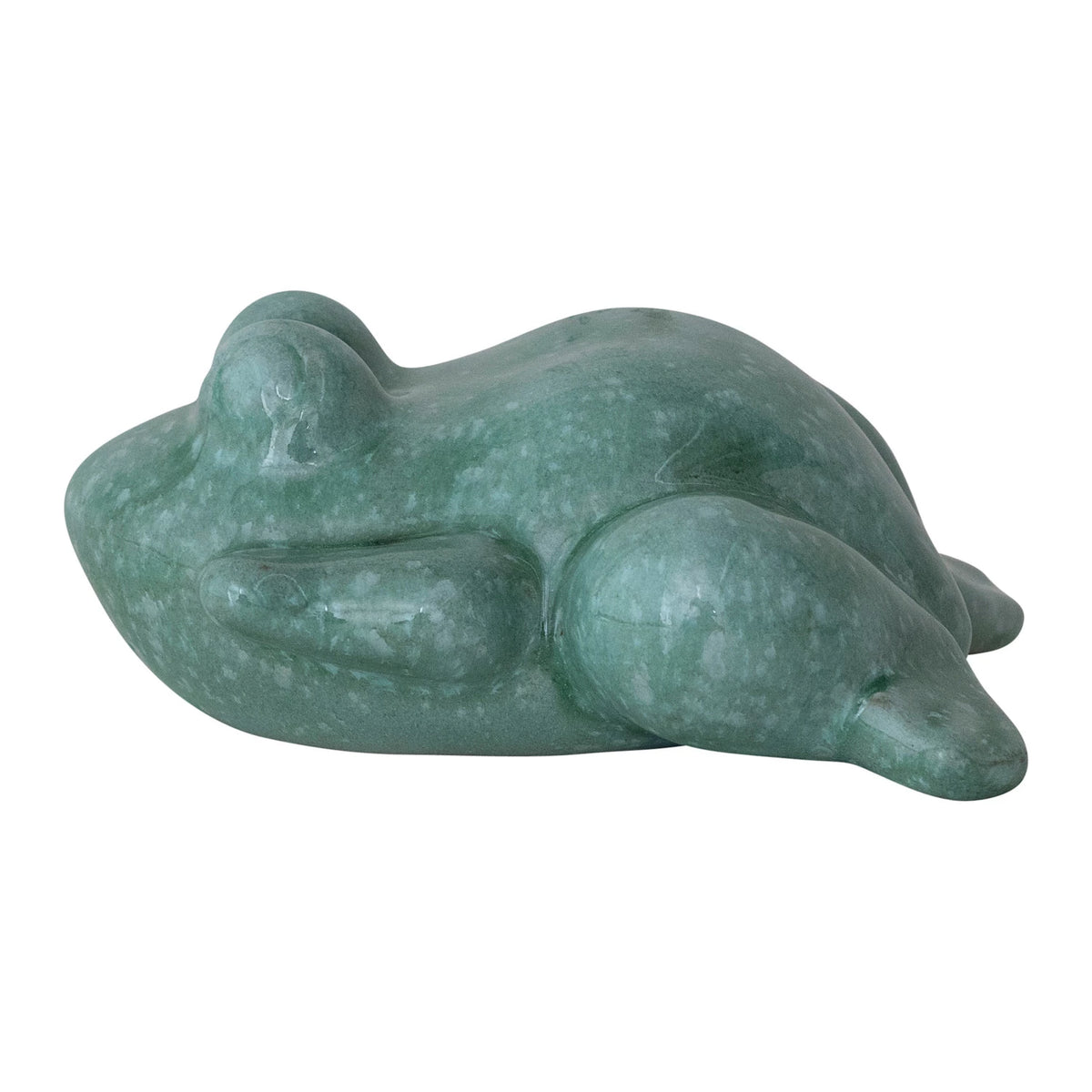 Floating Ceramic Frog | Aqua