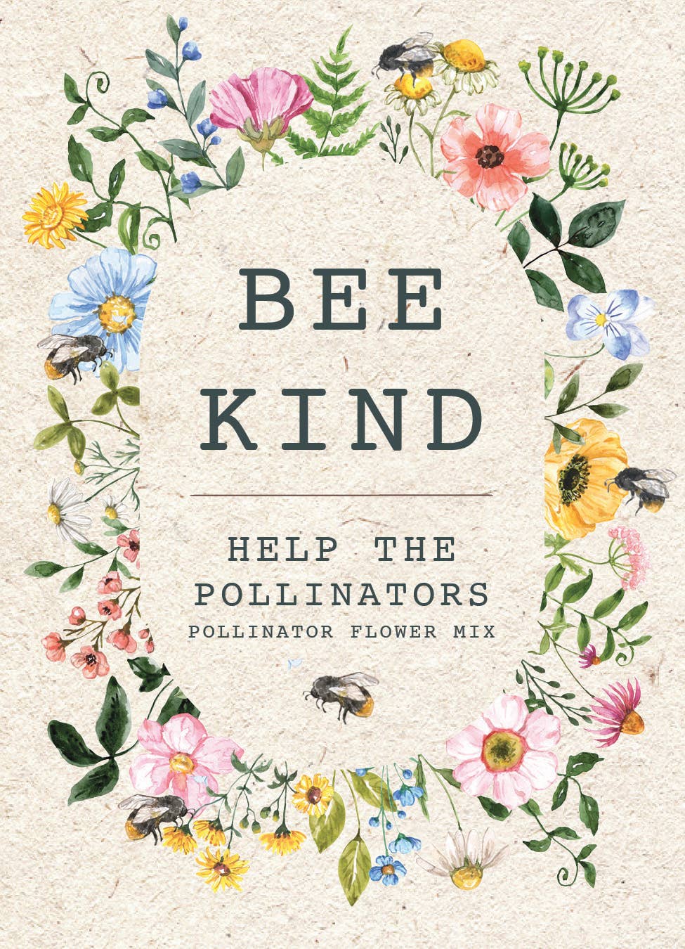 flower seed packets for bees Bentley Seed, Co. Seed Packets Bee Kind