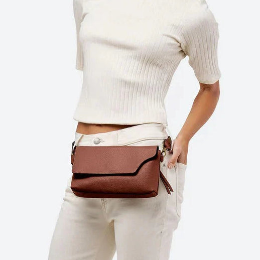 The Kim - Pebbled Leather Belt/Crossbody Bag