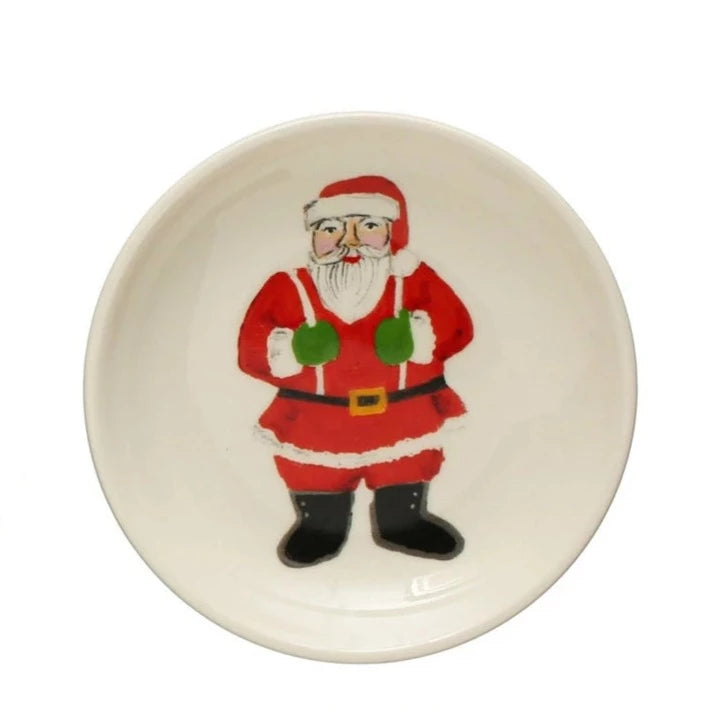 Stoneware Plate w/ Holiday Image