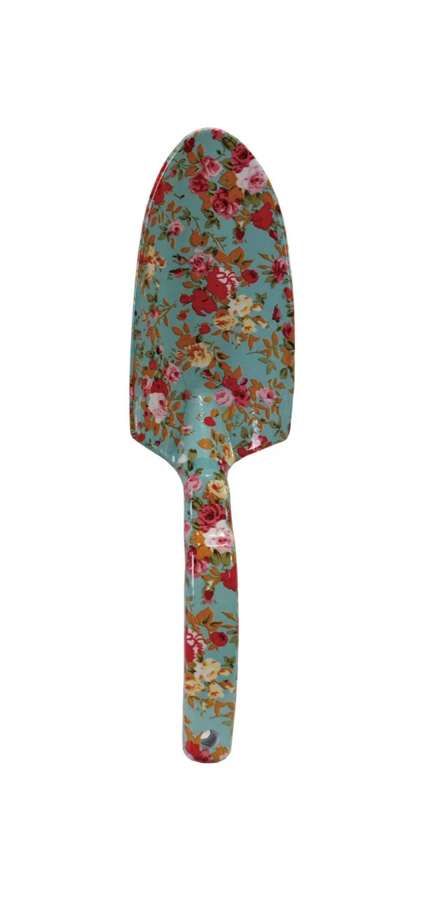 Garden Spade with Floral Pattern