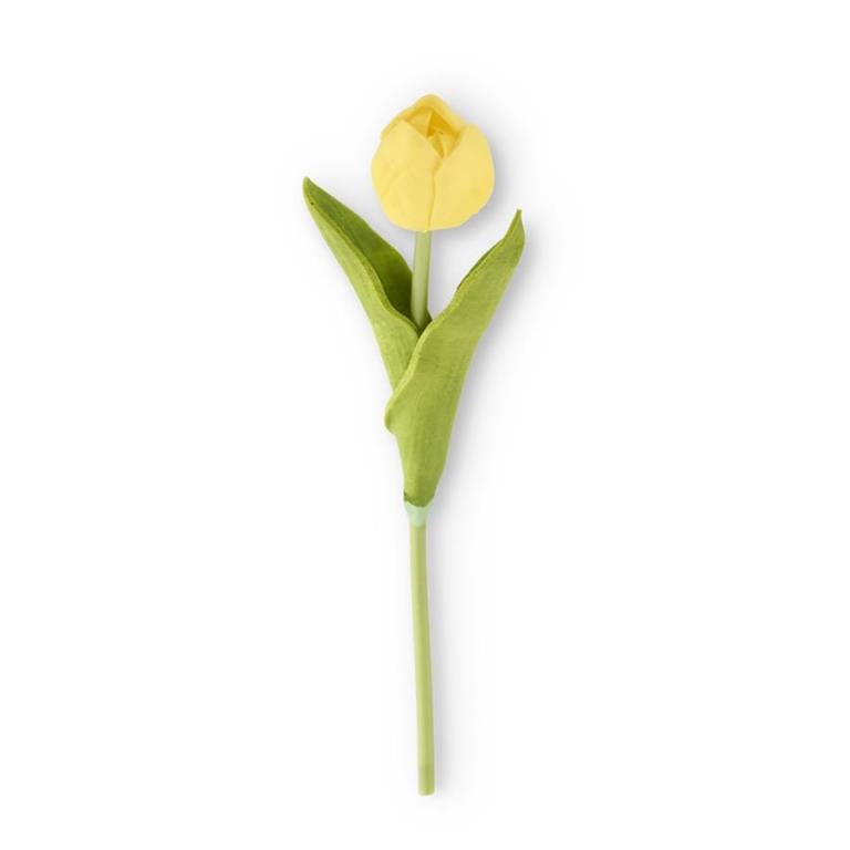 Yellow Real-Touch Mini Tulip Stem