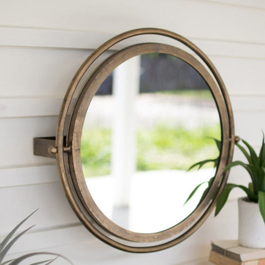 Round wall mirror bracket