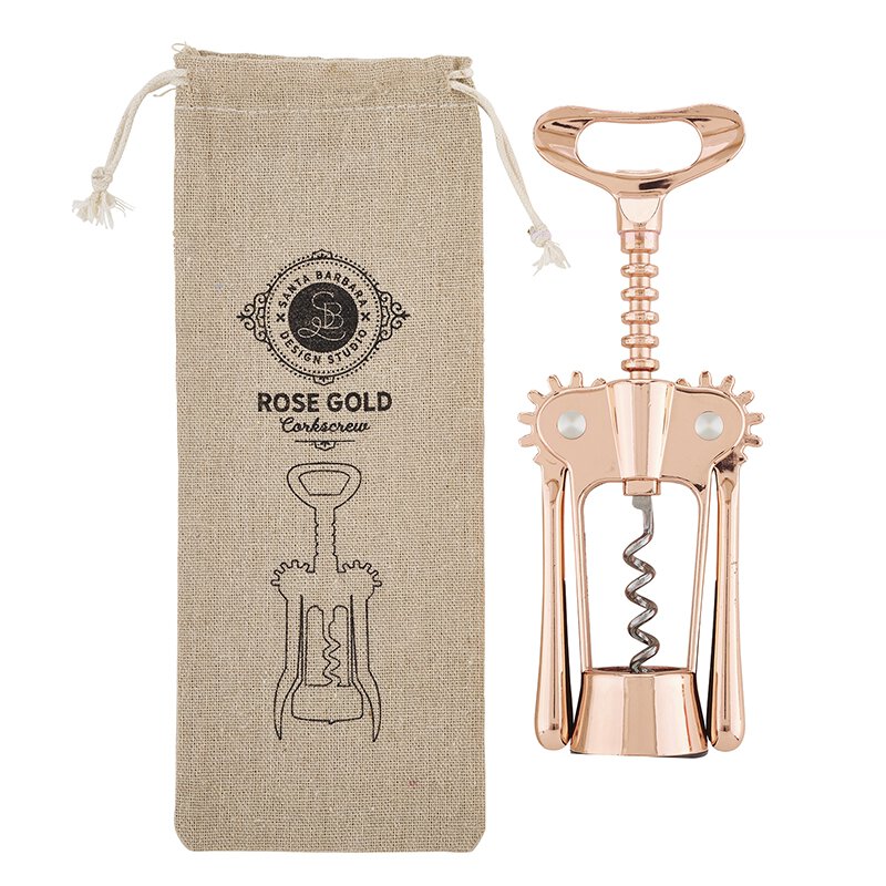 Corkscrew Wine Opener - Rose Gold