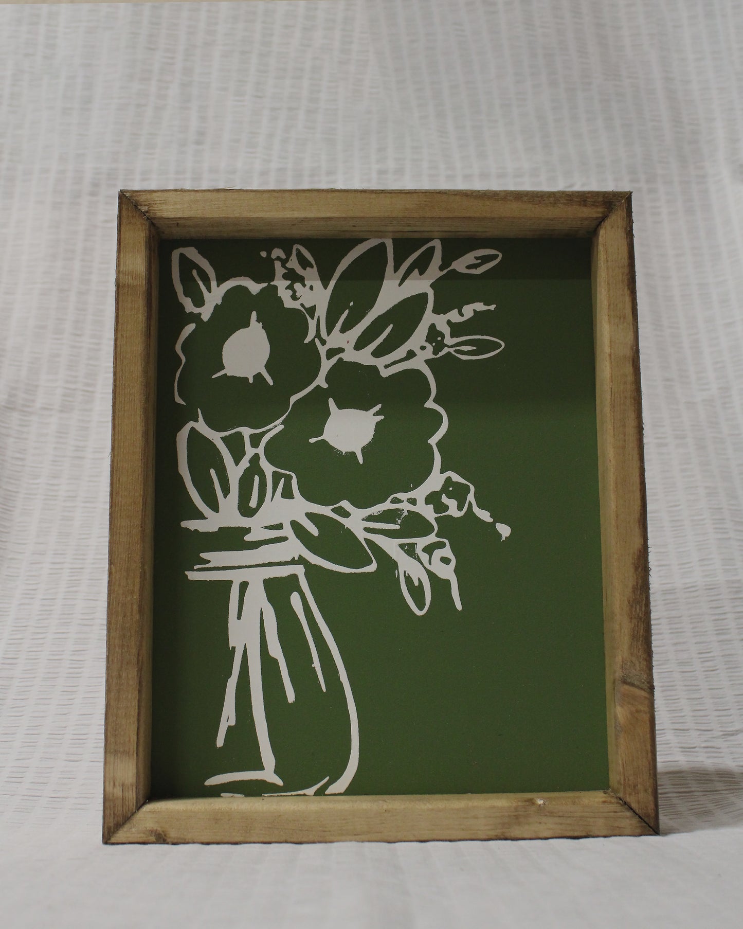 Green Framed Artwork