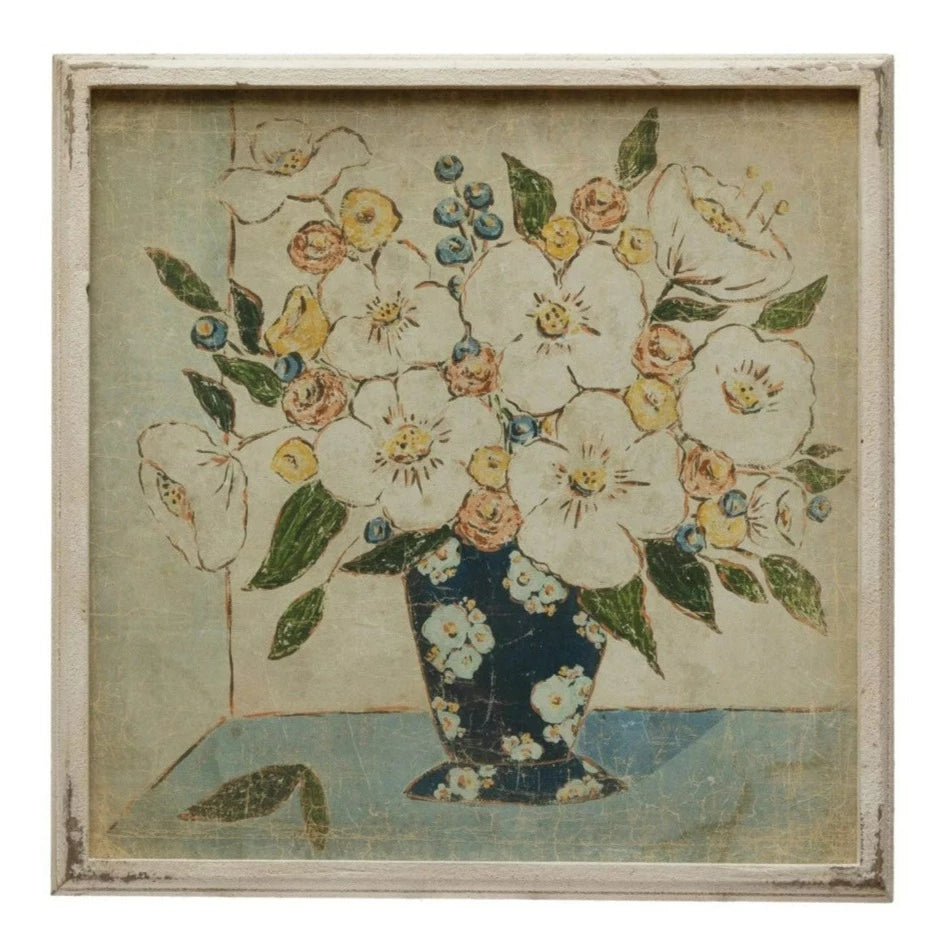 Framed Floral Print