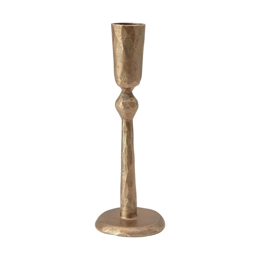 Metal Taper Holder Antique Finish
