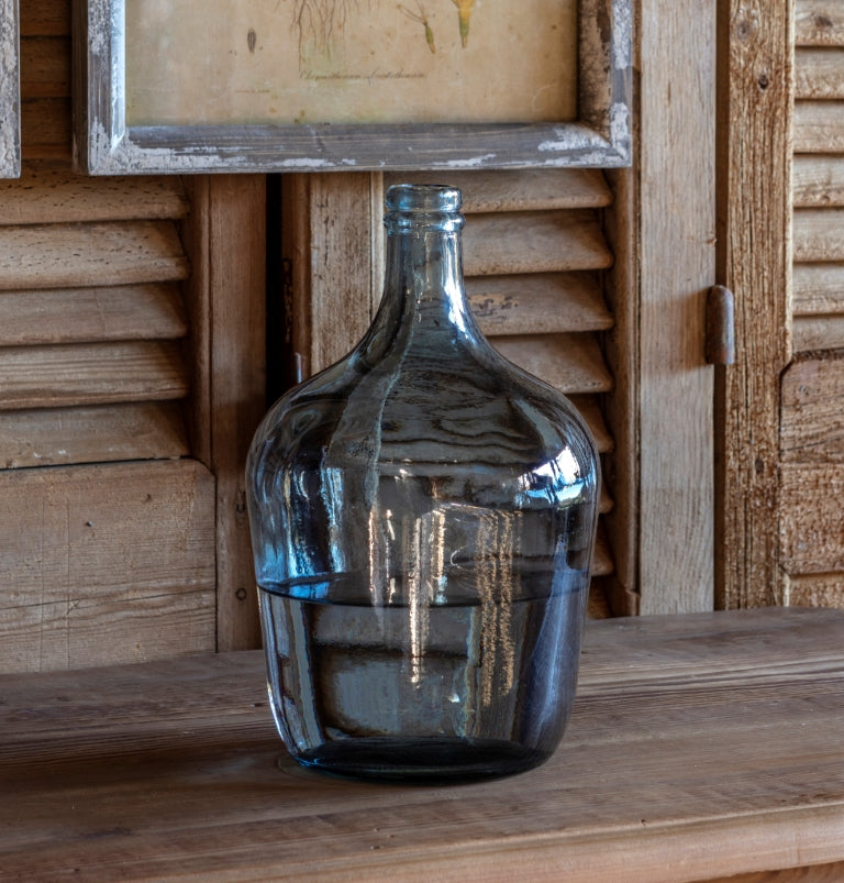 Decorative Demi John Glass Bottle Small