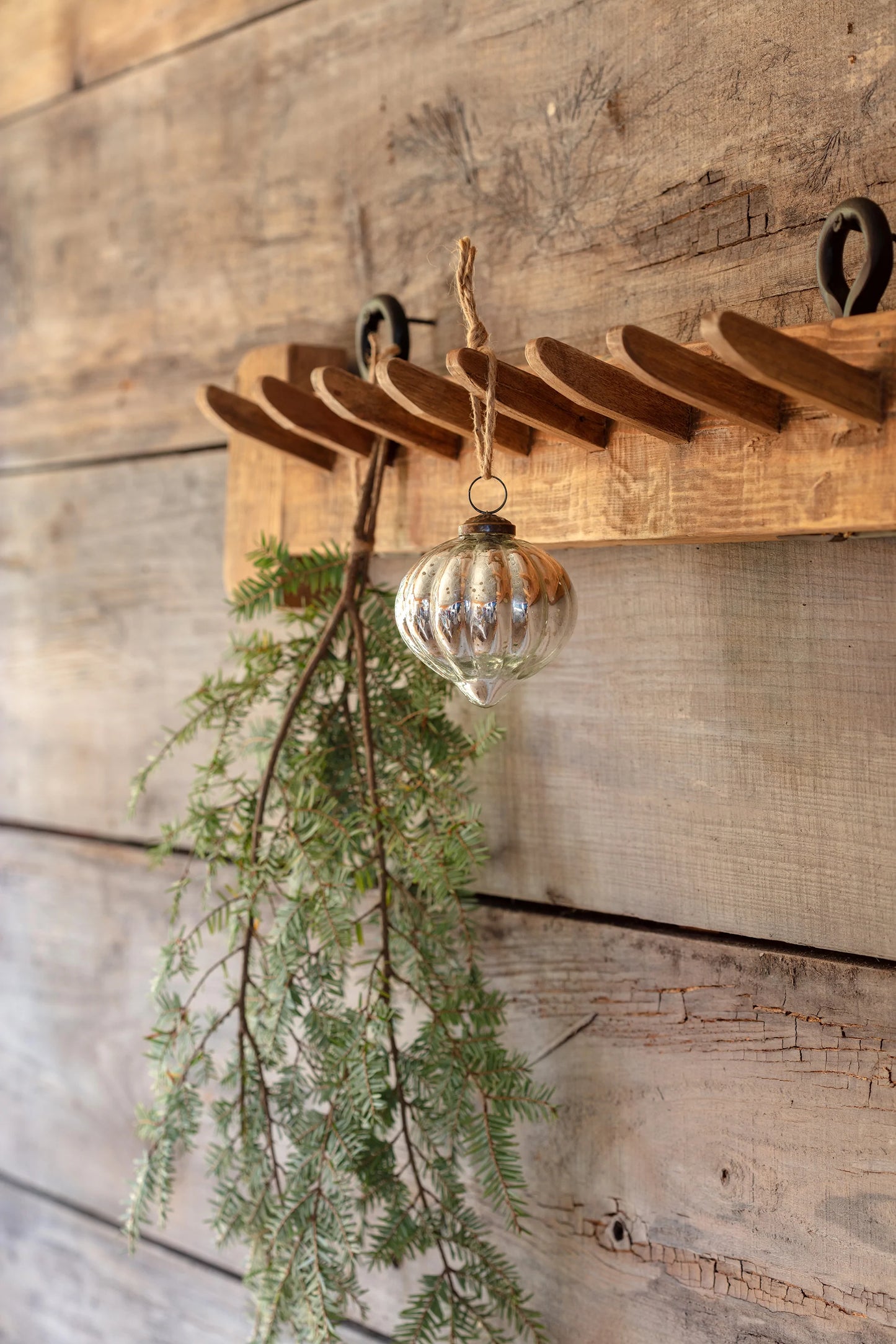 Tufted Mercury Glass Ornament