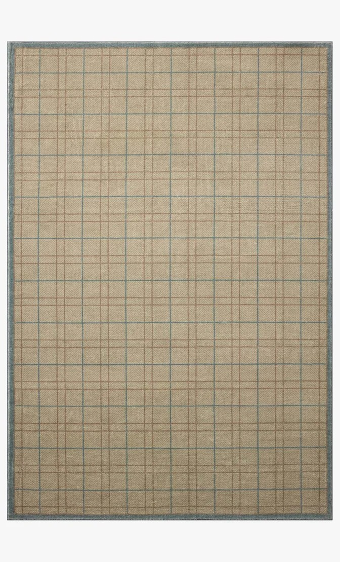 Bobby Sage and Denim Area Rug by Loloi