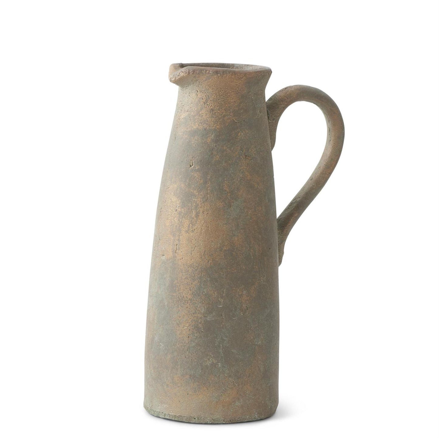 Terracotta Vase with Bronze Glaze