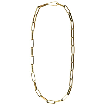 Brass Carter Chain with Clasp