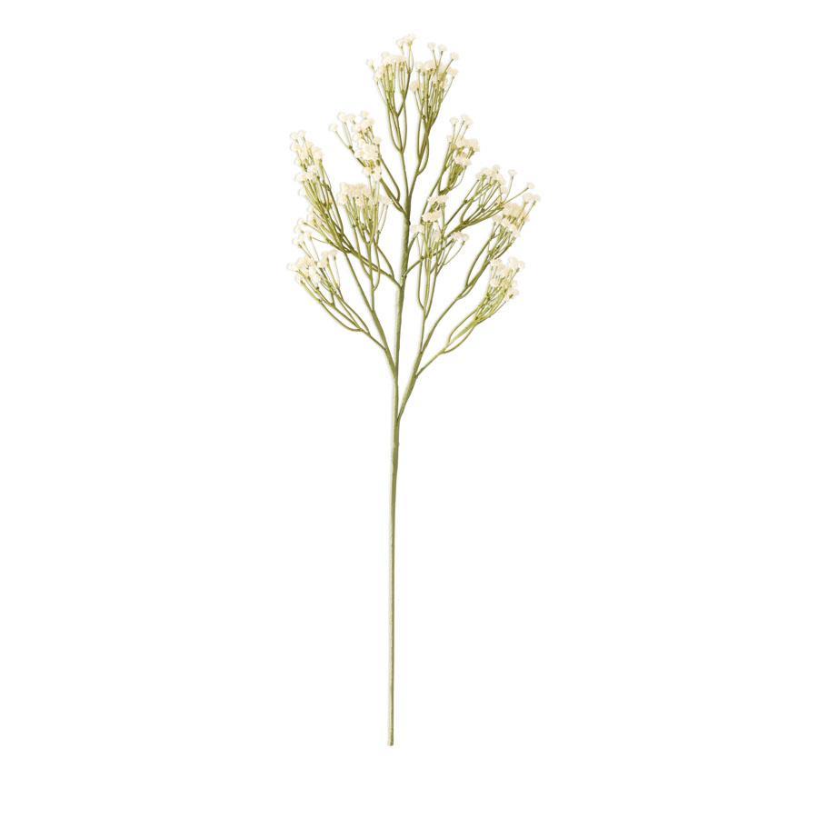 25 Inch Cream Real Touch Babys Breath Spray