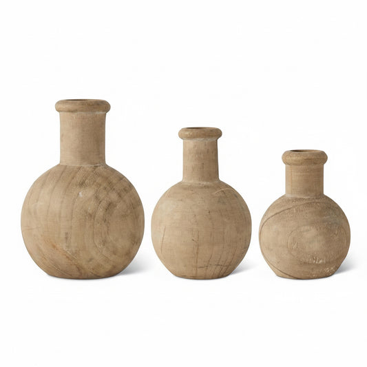 Pine Wood Bud Vase