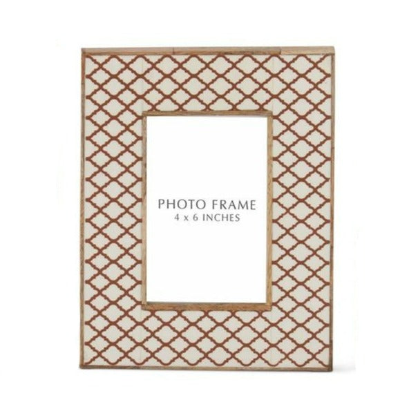 Assorted Wood & Resin Tile Photo Frames