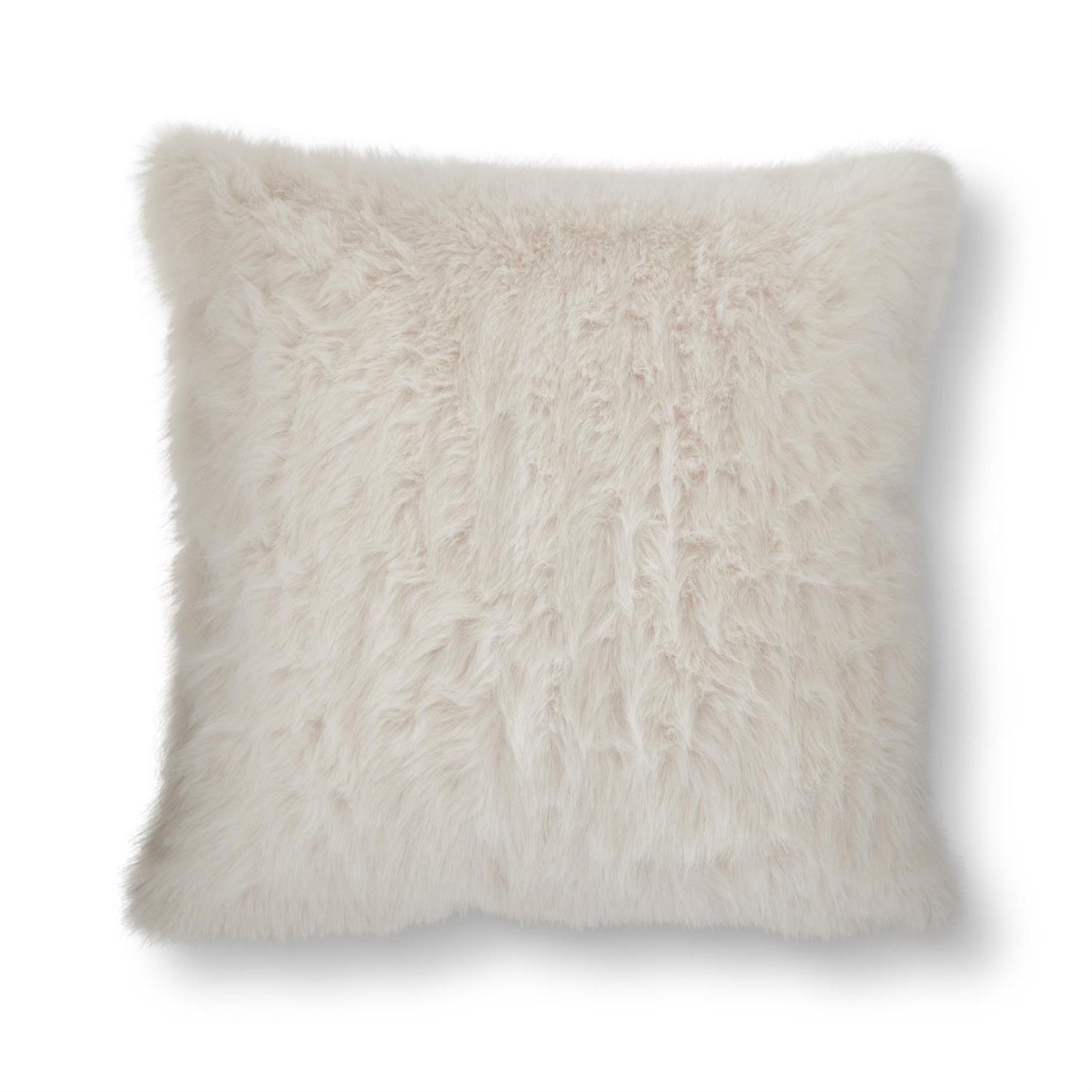 White Faux Fur Pillow