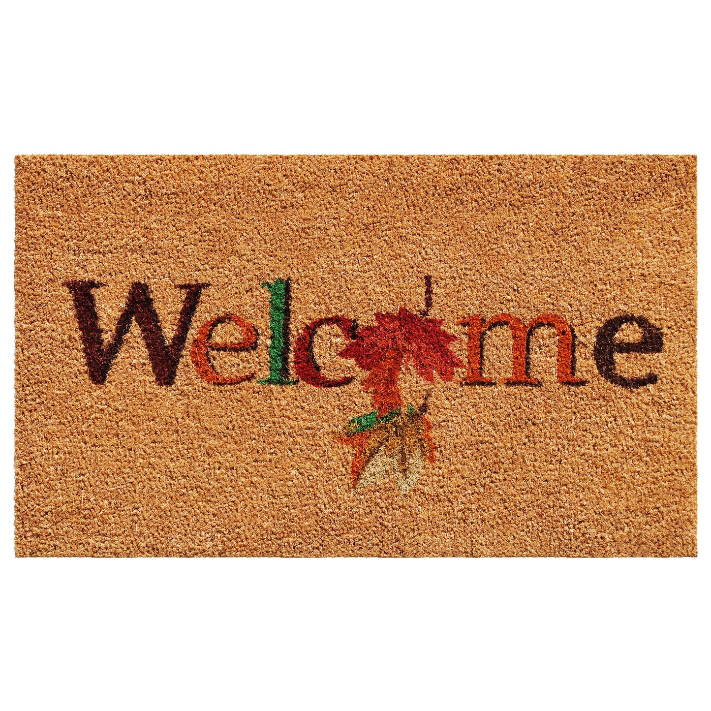 Fall Welcome Coir Doormat