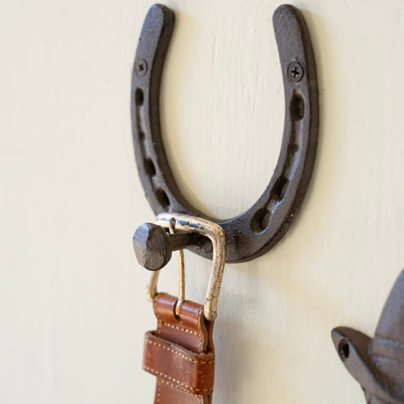 Cast Iron Horseshoe Hook