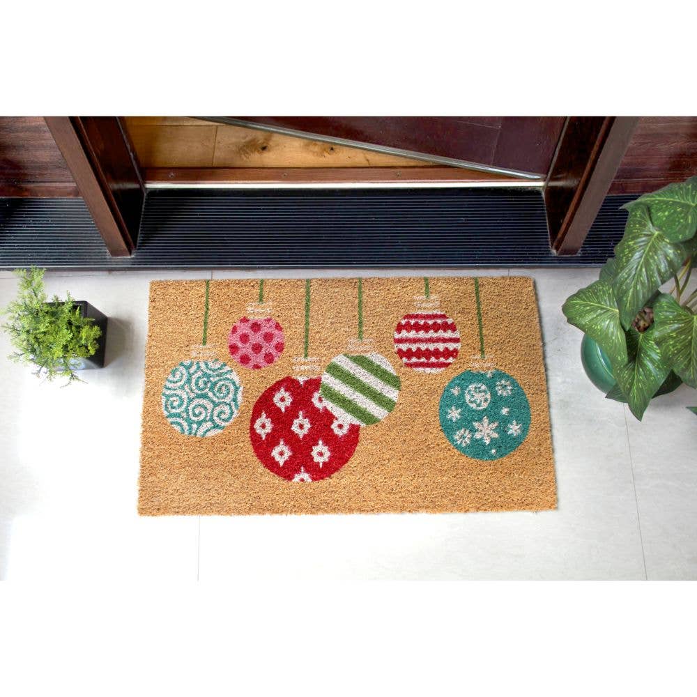 Christmas Ornaments Doormat