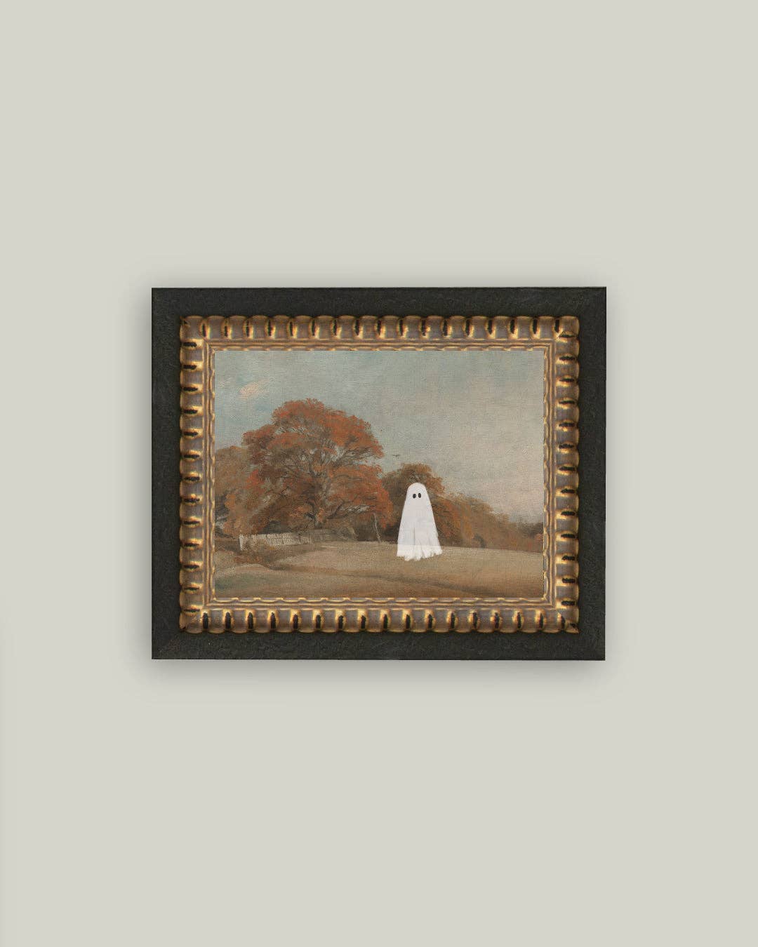Autumn Field Ghost Framed Antique Style Art