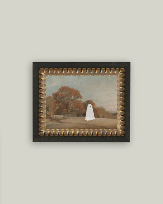 Autumn Field Ghost Framed Antique Style Art